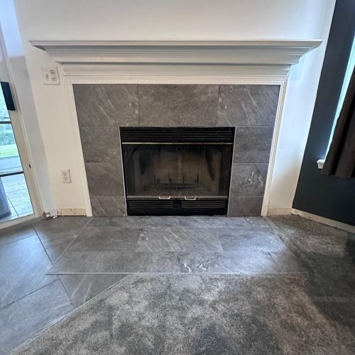 Tile Fireplace